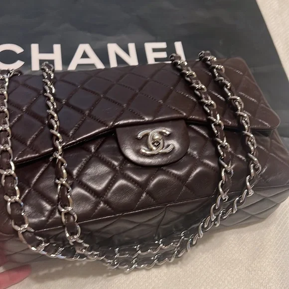 Chanel brown classic flap bag - Picture 3 of 15